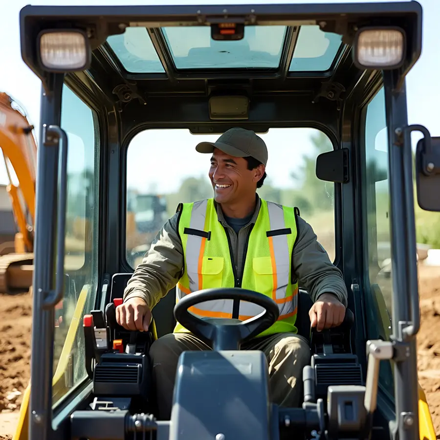 Földmunkagépek használata tereprendezési munkák során